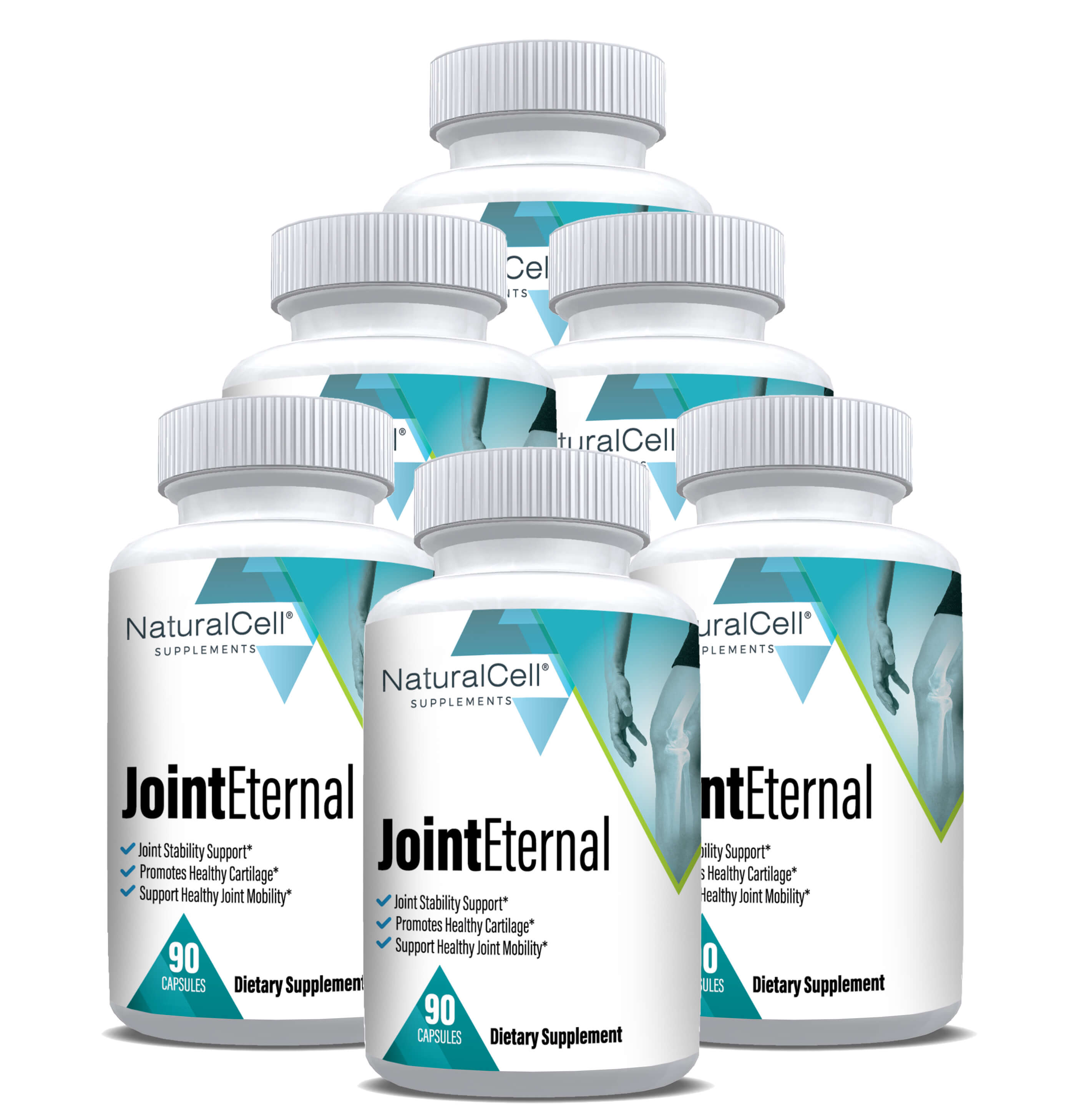 Six bottles of Joint Eternal dietary supplement